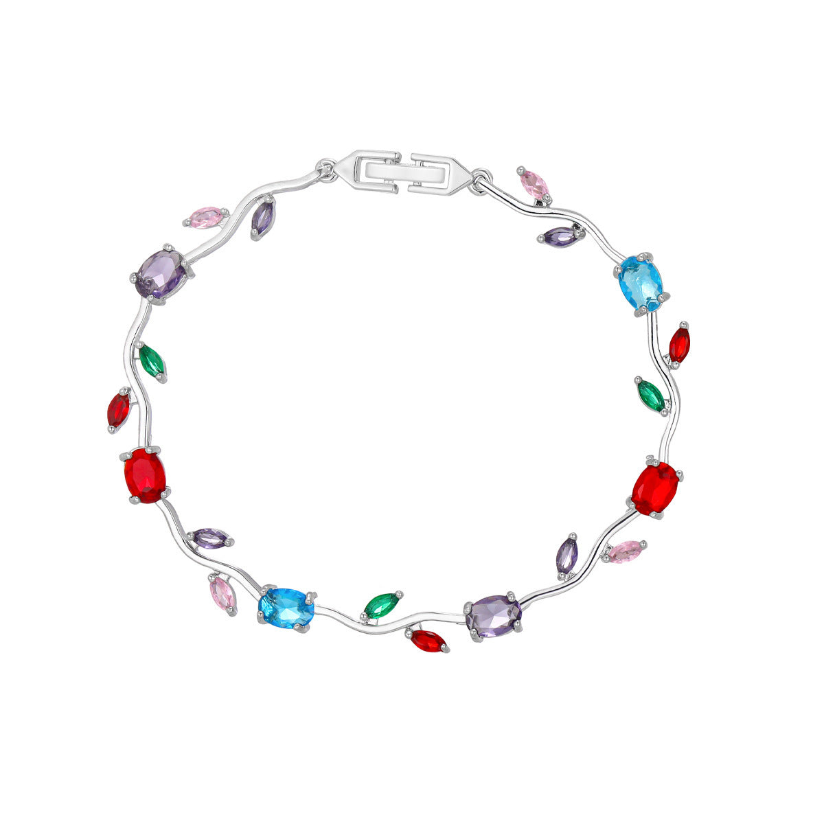 Luxury Style Quality Light Full Diamond Bracelet
