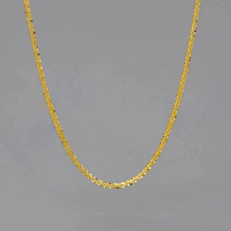 Light Luxury Cold Style Female High Class Elegant Cauliflower Starry Necklace