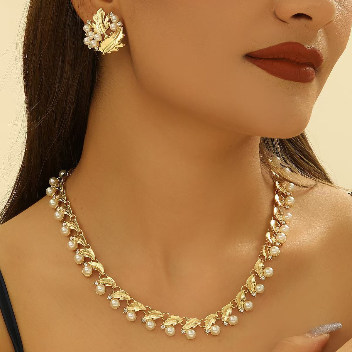 Unique Classic Stylish Cool Diamond Alloy Jewelry Set
