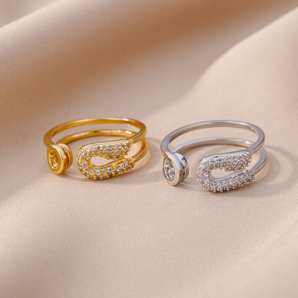 High Sense Niche Elegant Light Luxury Heart-shaped Index Finger Fashion Ring