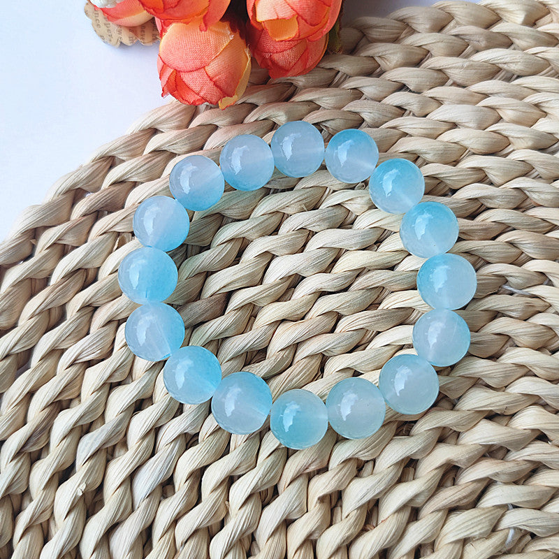 Hand Toy Gradient Color Glass Beads Primary School Beaded Can Bracelets