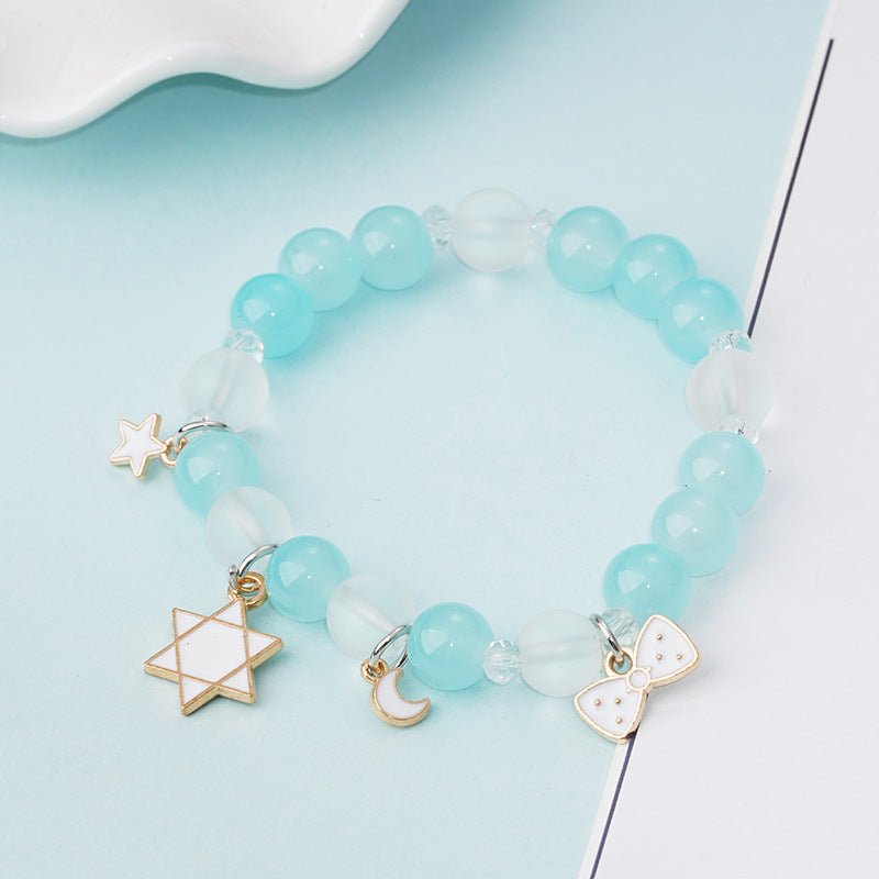 Korean Style Graceful Cute Crystal String Bracelet