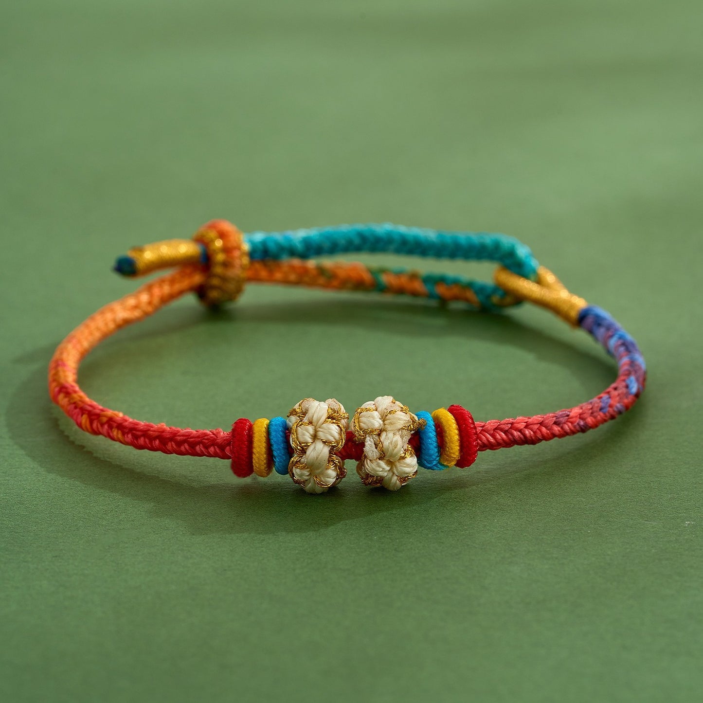 Dragon Boat Festival Colorful Rope Small Red Hand-woven Tiger Head Bracelet