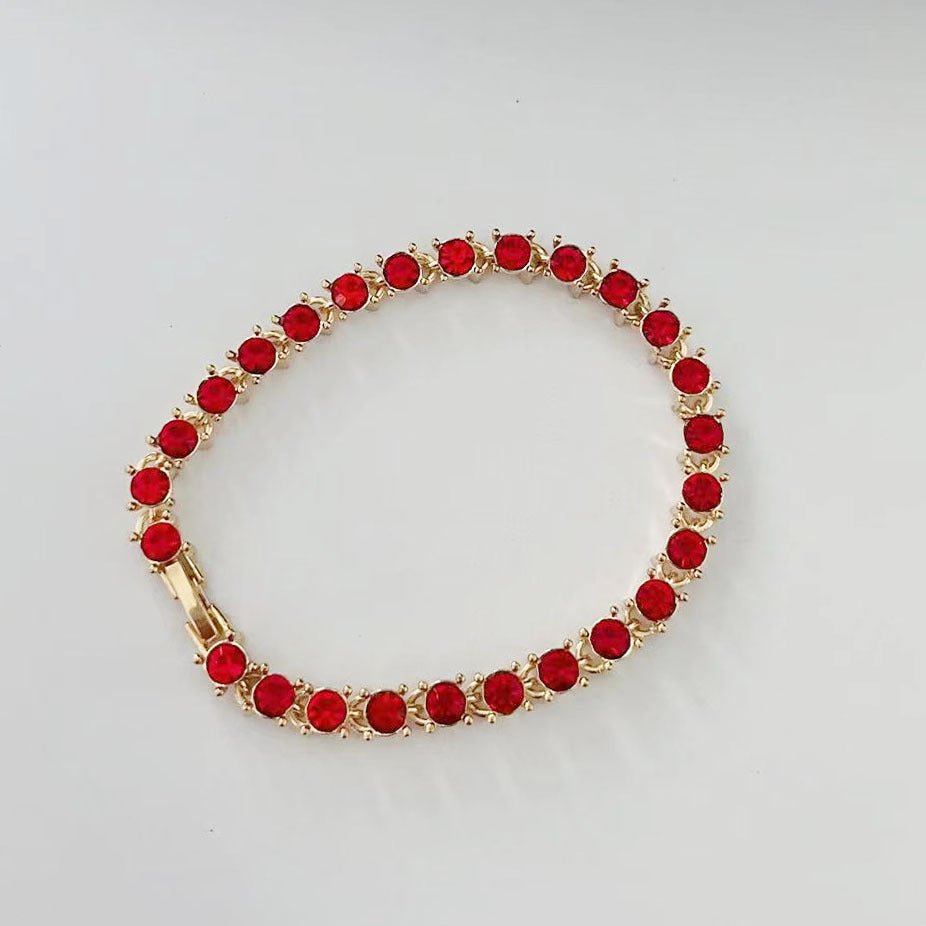 Women's Style Simple Color Diamond Light Luxury Bracelet