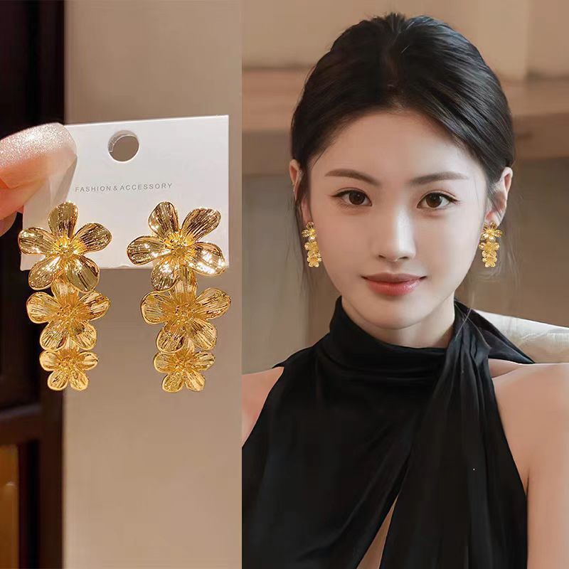 Women's Light Luxury High-grade High-key Eardrop Tassel Niche Earrings