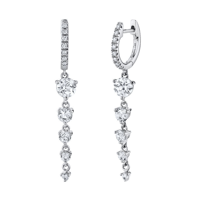 French Entry Lux Geometric Inlaid White Diamond Simple Rings