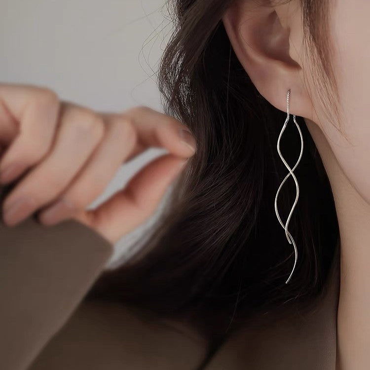 Women's Light Luxury Minority Design Sense Long Fringe Elegant Summer Ear Line