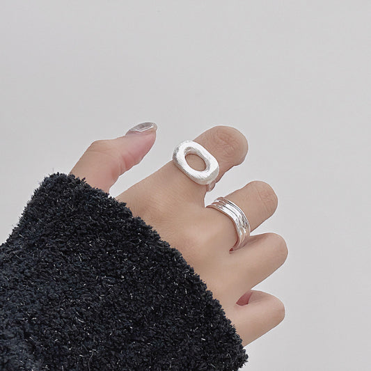 Light Luxury Minority Design High Sense Simple Index Rings