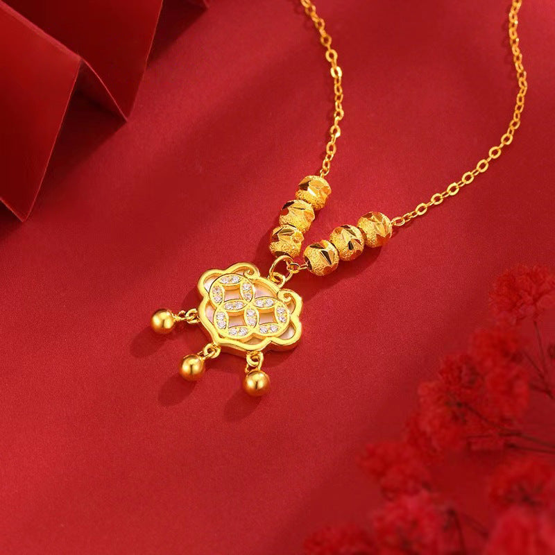 Ethnic Style Compass Alloy Metal Accessory Necklace