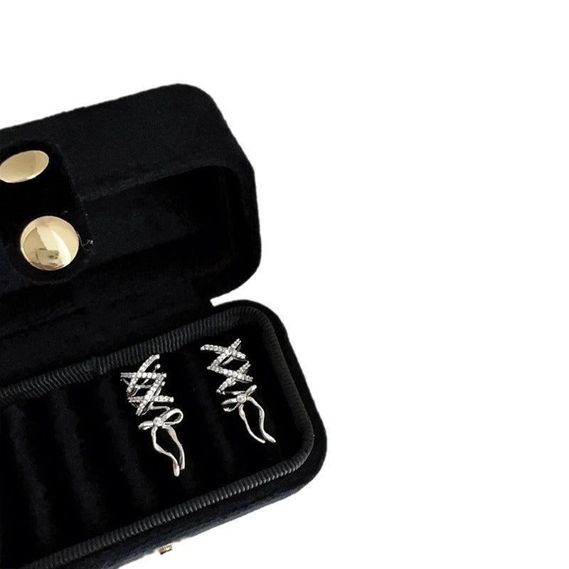 Women's Bow Ear Clip Niche Design Elegant Rings