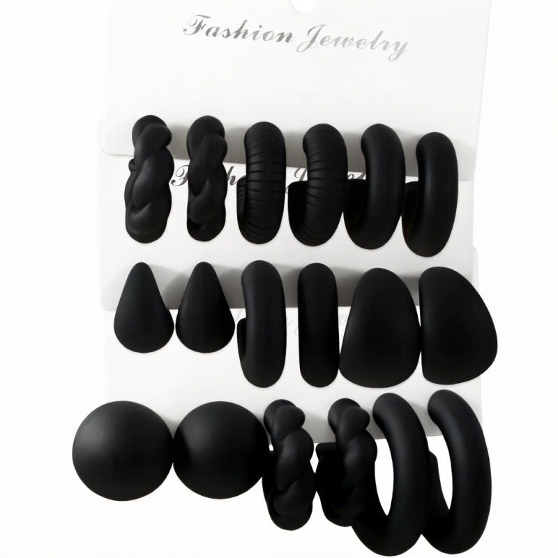 Women's High-grade Gold Fabulous Personality Creative Twist Earrings