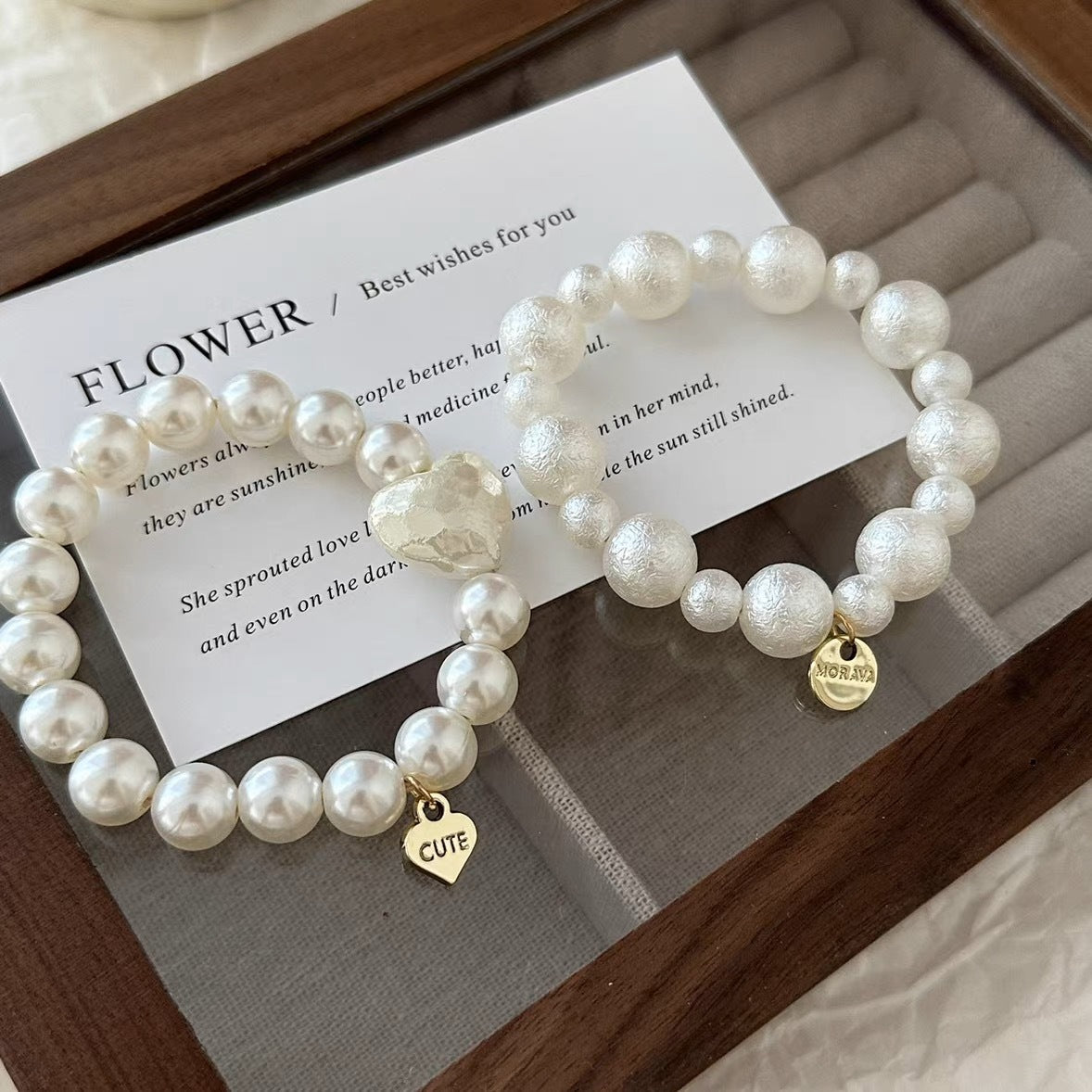 Pearl Hair Band Rubber Elegant Head Rope High Sense Female Bracelet