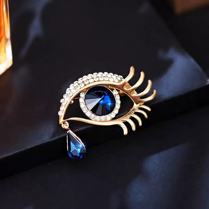 Angel Tears Brooch Female Crystal Drop Brooches