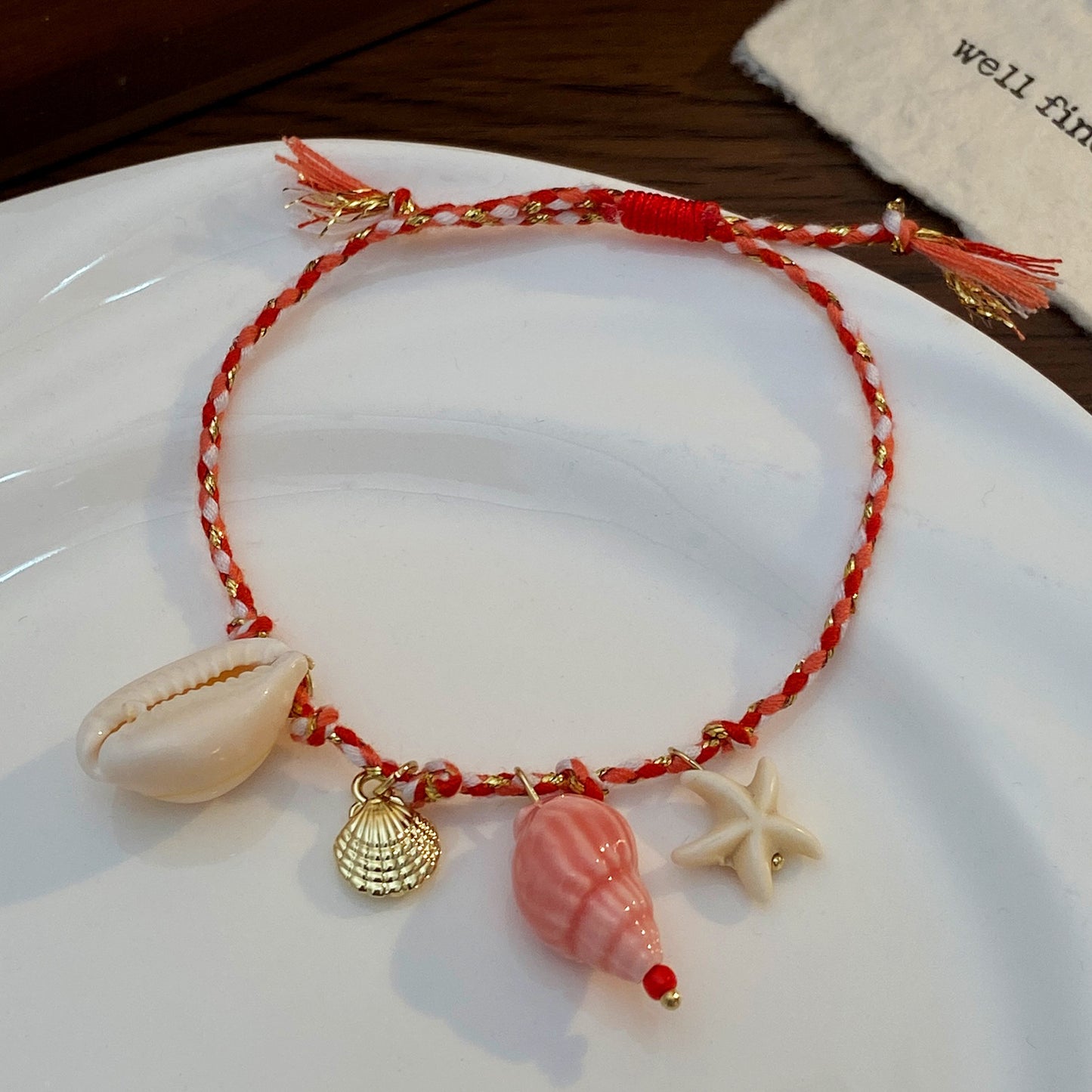 Retro Purple Imitation Pearl High Sense Design Bracelet