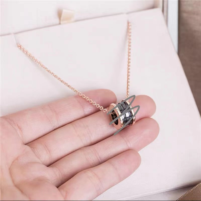 High Quality Big Small Waist Spring Rose Gold Necklaces