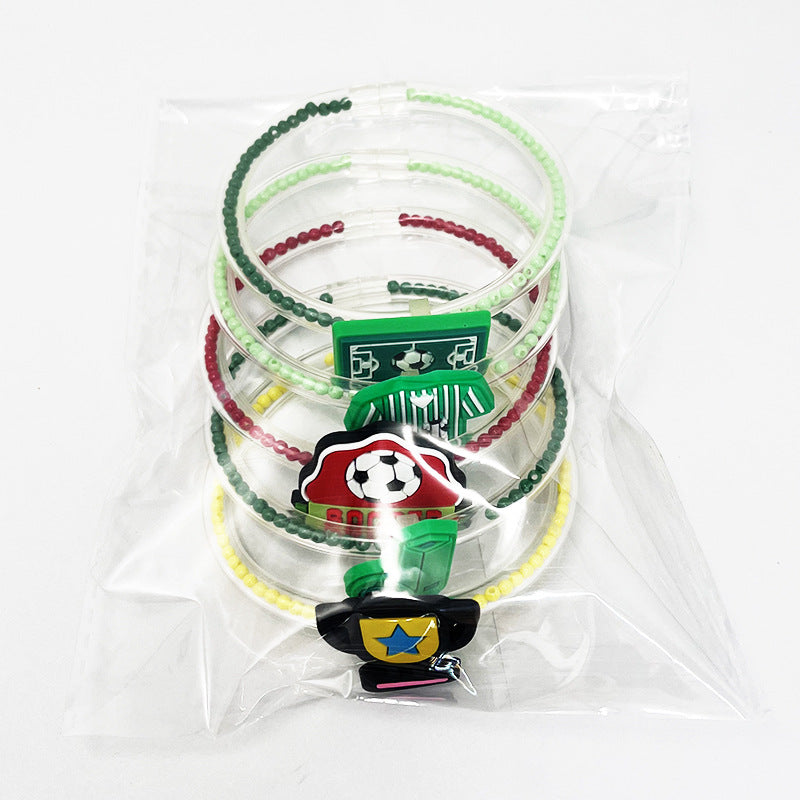 Creative Football Match Bead World Cup Bracelets