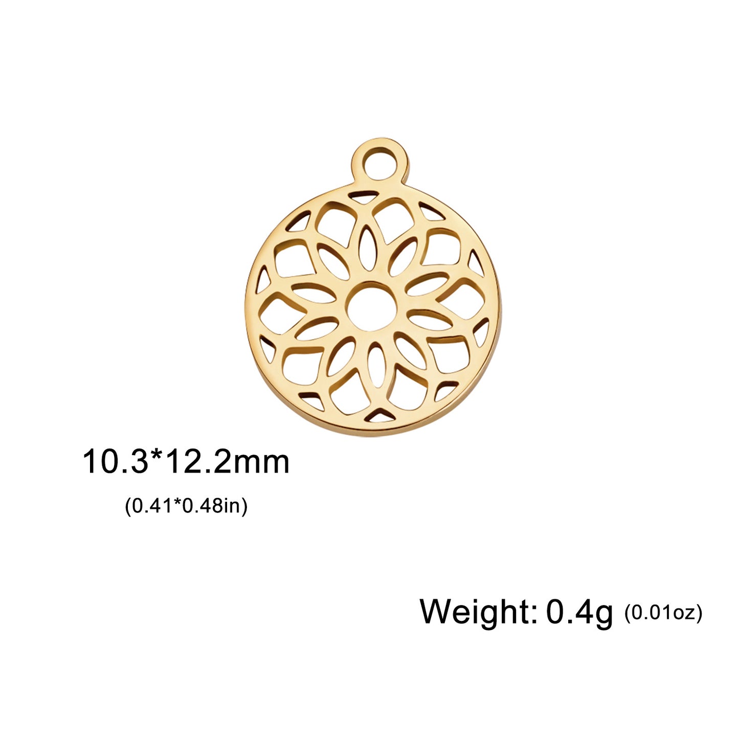 Charm Irish Knot Hand Sunflower Tree Ribbon Five-pointed Pendants