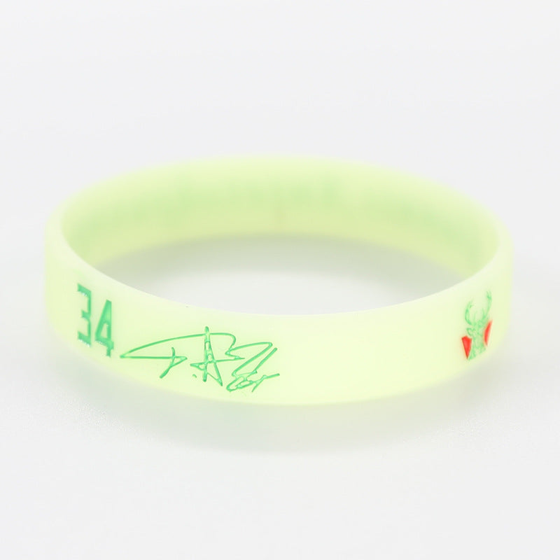 Star Black Mamba James Curry Letter Bracelet