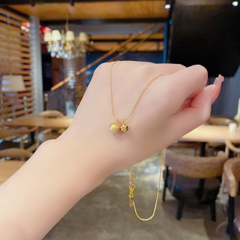 Women's Summer Fashion Heart For Design Simple Light Luxury Cold Style Necklaces
