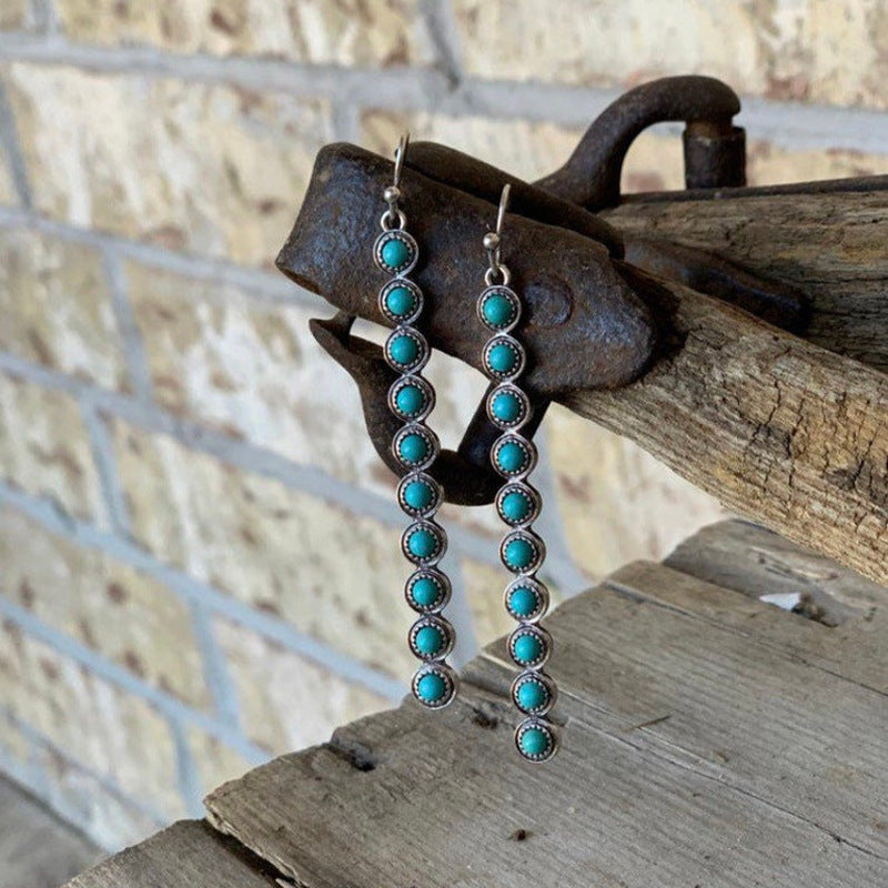 Bohemian Style Simple One-line Alloy Retro Creative Earrings