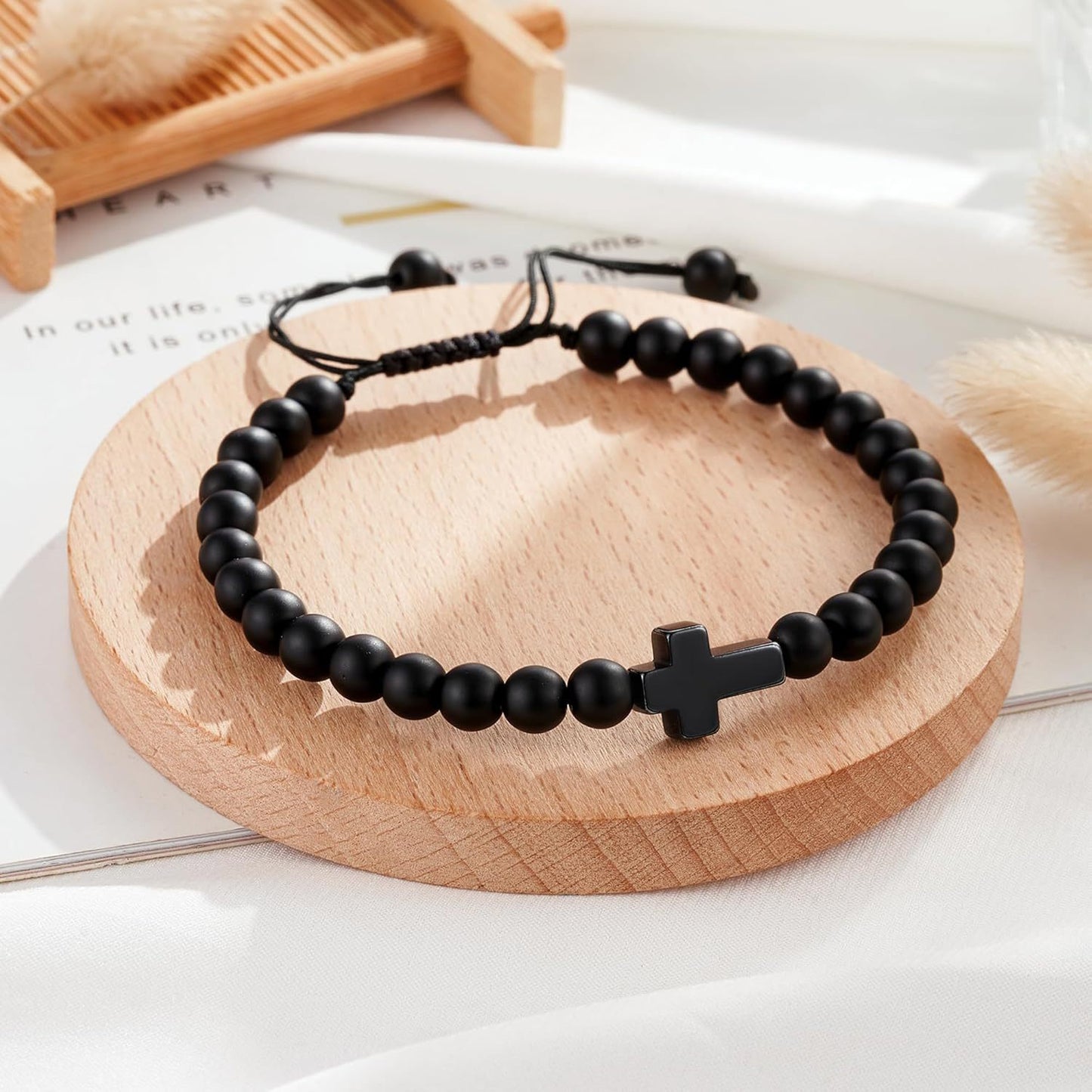 Fashion Trend Cross Adjustable Niche Vintage Holiday Bracelet