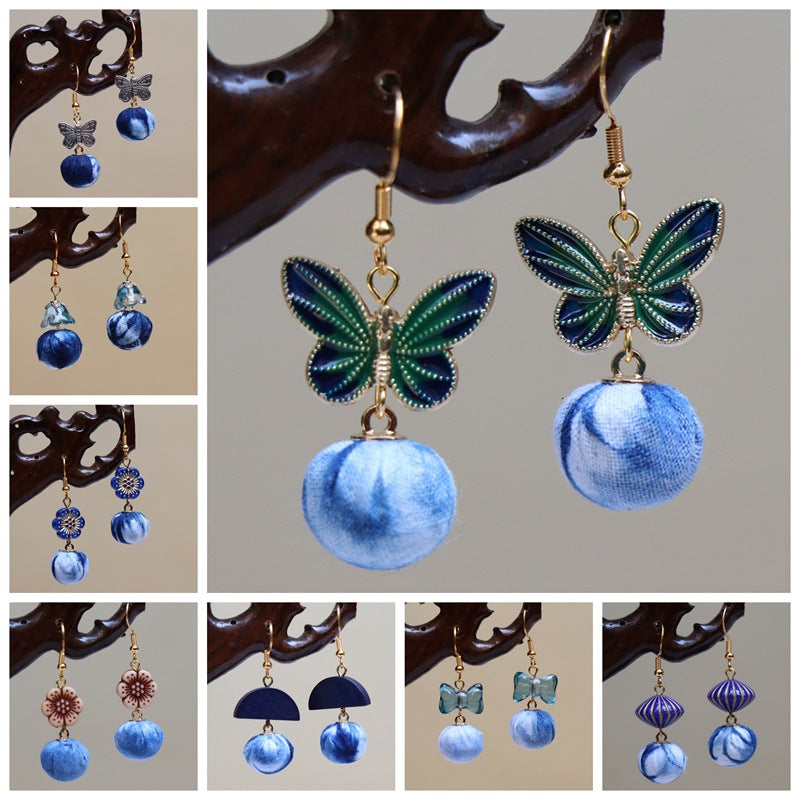 Style Chinese Traditional Cheongsam Vintage Senior Earrings