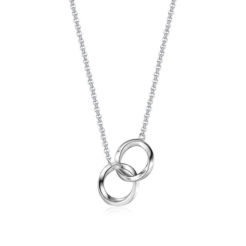 Mobius Series Double Couple For Light Luxury Minority Clavicle Necklaces