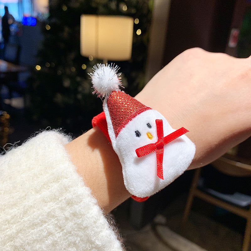Christmas Plush Pop Cute Cartoon Doll Couple Small Gift Bracelet