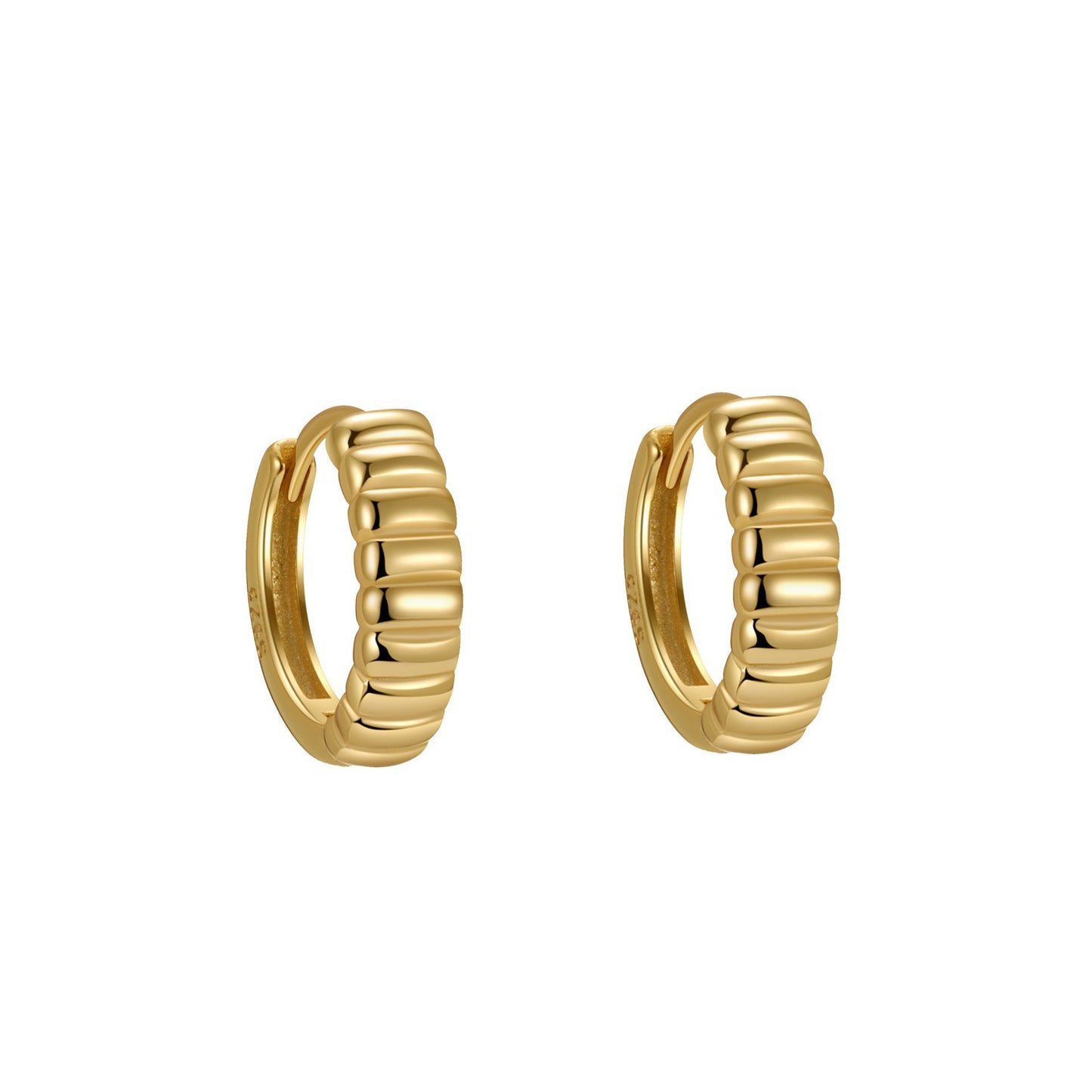 Women's Sterling Sier Zircon Fashion Ear Punk Earrings
