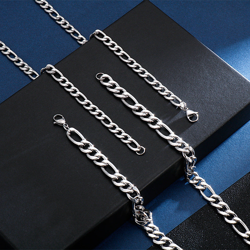 Women's & Men's Simple Fashion Popular Titanium Steel Mother Necklace