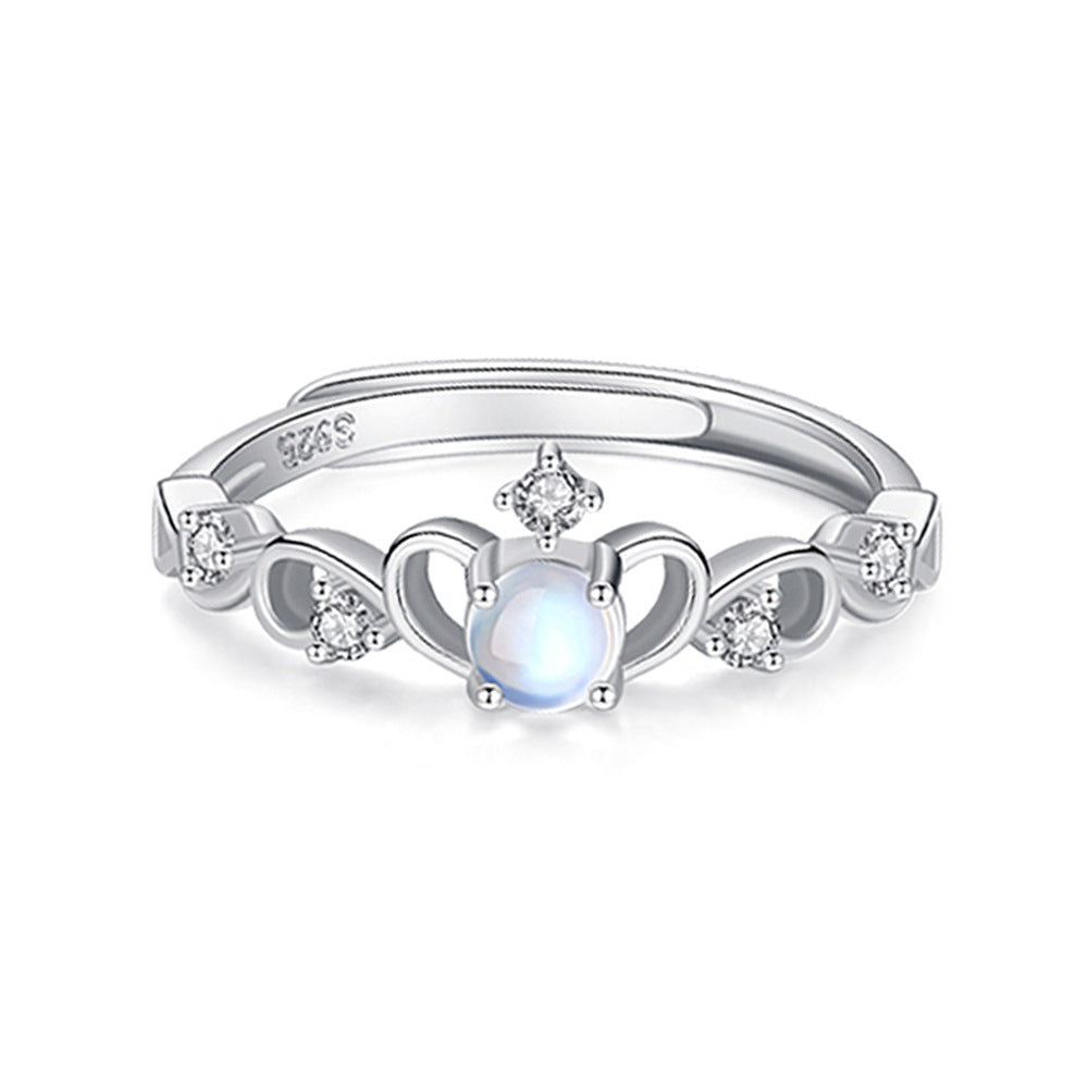 Women's & Men's Personality And Open Moonlight Lovers Couple Rings