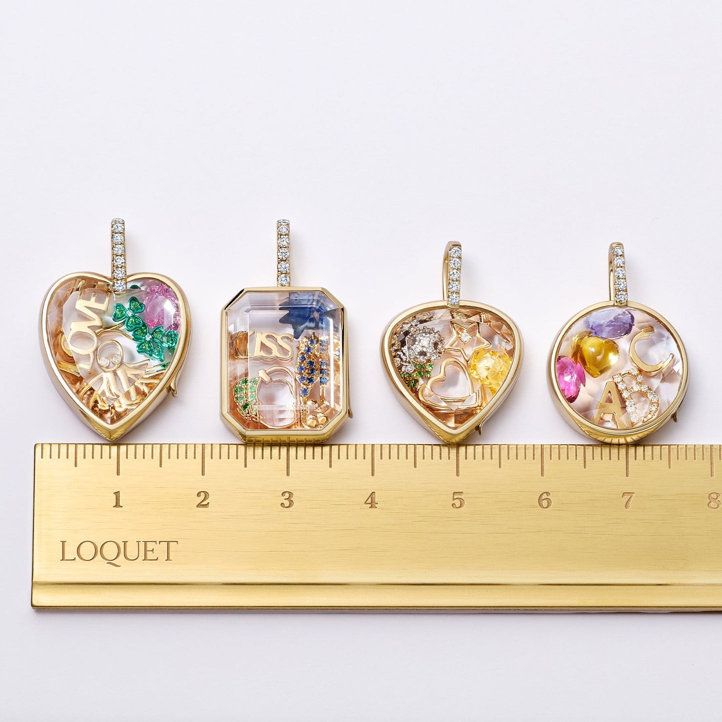 Personality Box Items Can Be Opened Closed Hollow Design Transparent Pendants