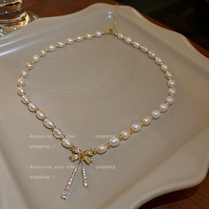Luxury Minority Clavicle Chain Advanced Design Necklace