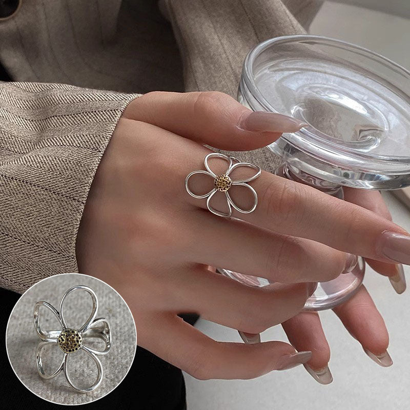 Women's Style Temperament Water Drop Retro Stylish Rings