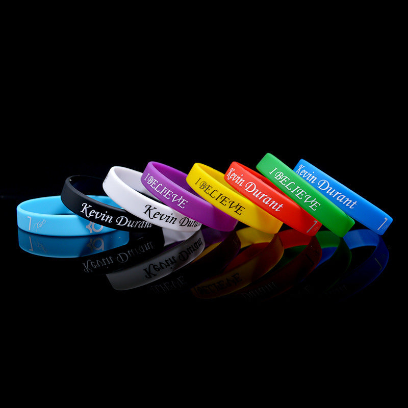Basketball Sports Durant Silicone For Soccer Bracelets