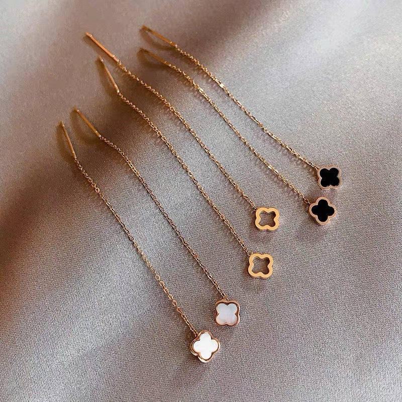 Women's Grass Fashion Long Fringe High-grade Light Luxury Ear Line