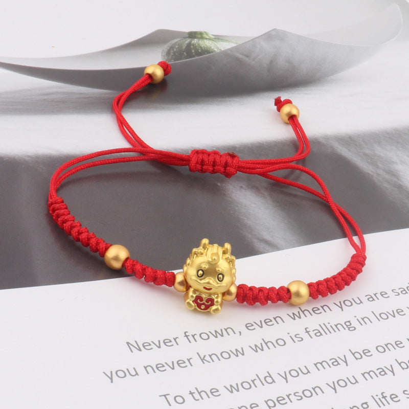 National Trendy Style Chinese Zodiac Dragon Bracelets