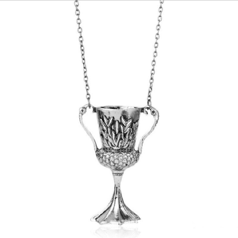 Television Magic Academy Chateau Death Creative Flying Bird Necklace