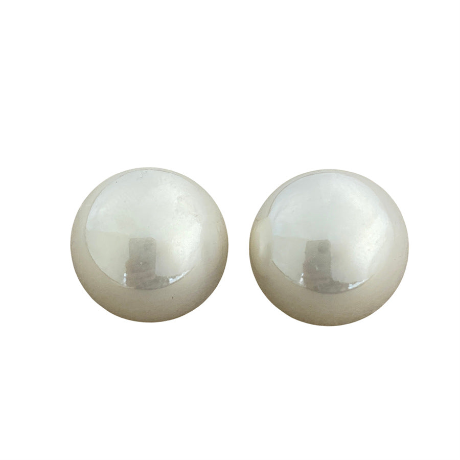 Retro Semicircle Pearl Trendy Entry Lux Elegant Earrings