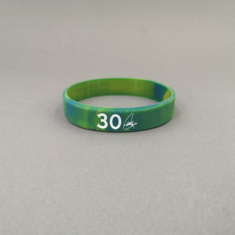 Basketball Kobe James Curry Sports Wristband Custom Luminous Bracelets