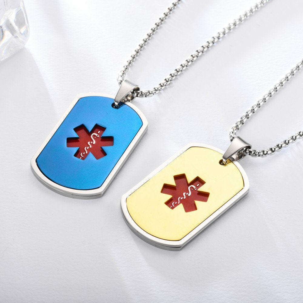 Aid Medical Logo Snake Stick Life Pendants