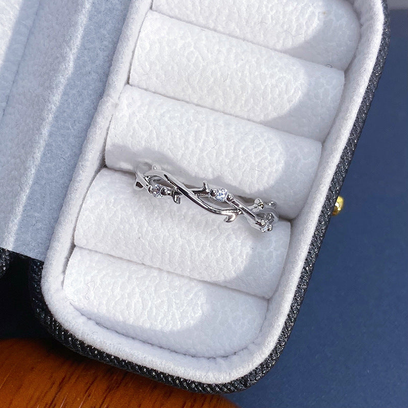 Colorful Zircon Design Light Luxury High-grade Rings