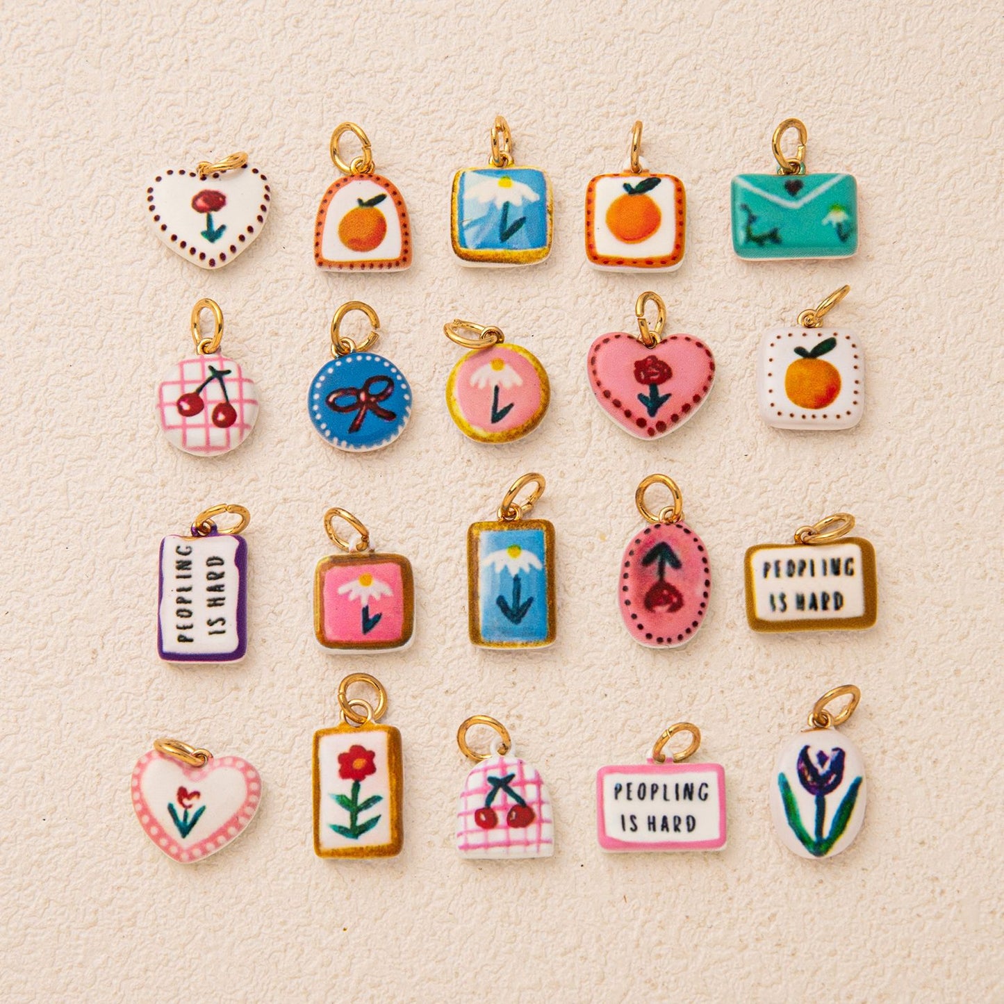 Casual Piece Flower Cherry Envelope Love Jewelry Accessories