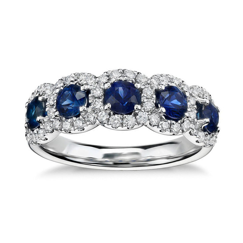 Luxury Fashion Personalized Party Banquet High Sense Mori Style Girlfriend Ring