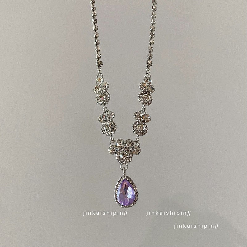 Butterfly Drop Female Mori Style Niche Exquisite Fashion Sweet Necklace