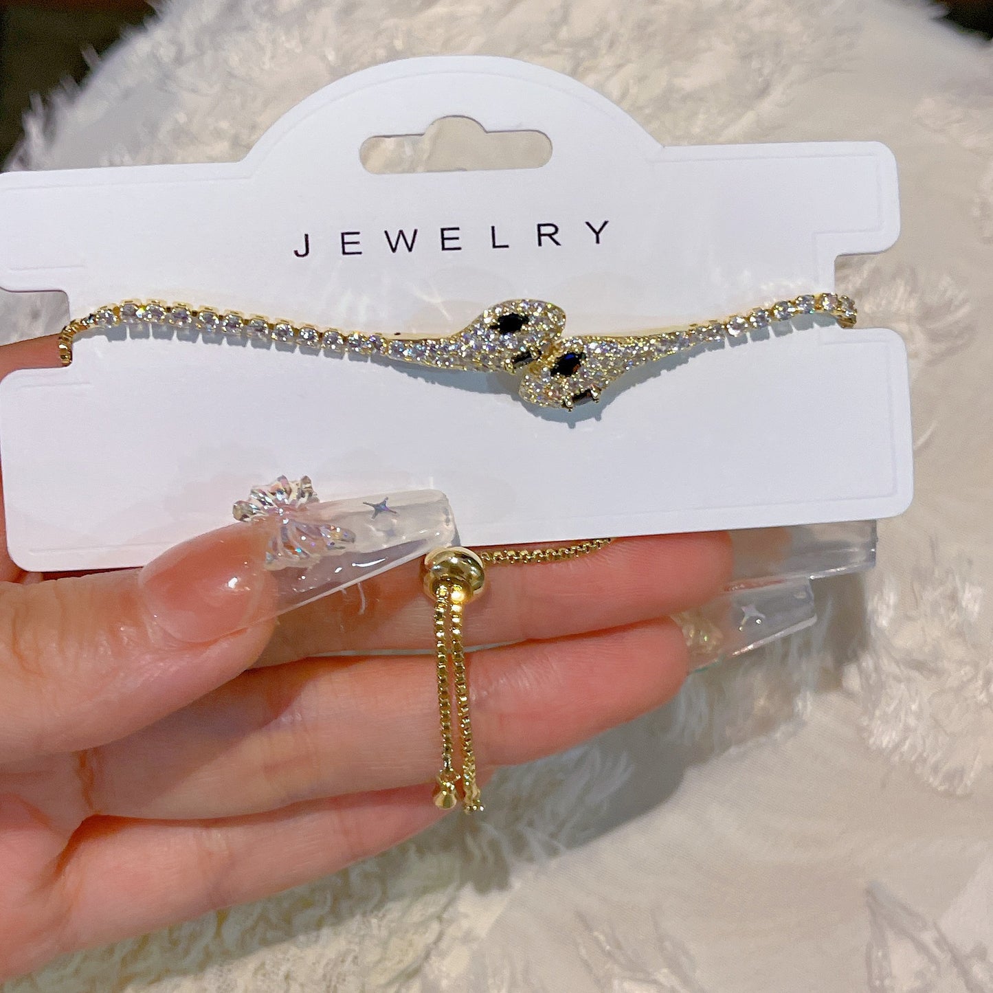 Women's Snake Female High-grade Exquisite Adjustable Chain Bracelet