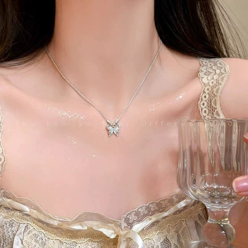 Women's Heart Light Luxury Minority Clavicle Chain Cold Necklace