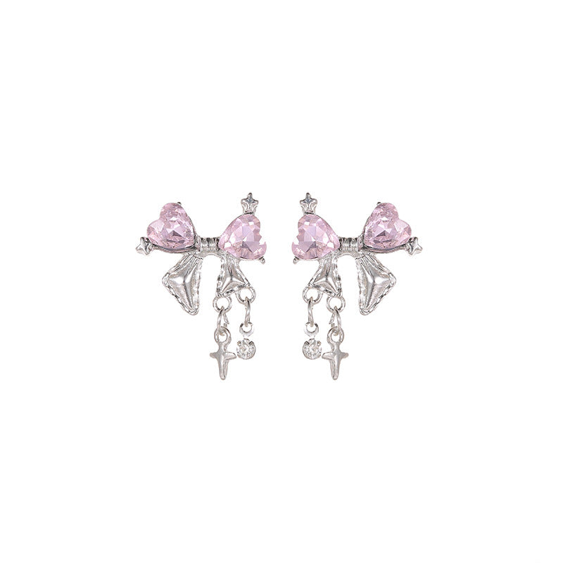 Women's Asterism Zircon Sweet Design Fashion Exquisite Earrings