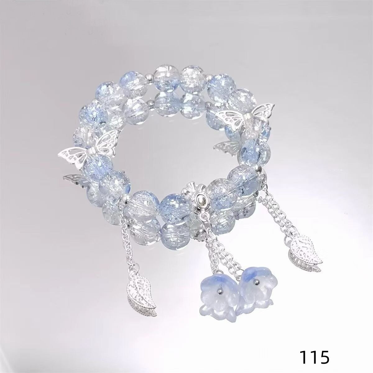 Colorful Crystal String Beads Fishtail Sweet Super Fairy Girlfriends For Bracelets