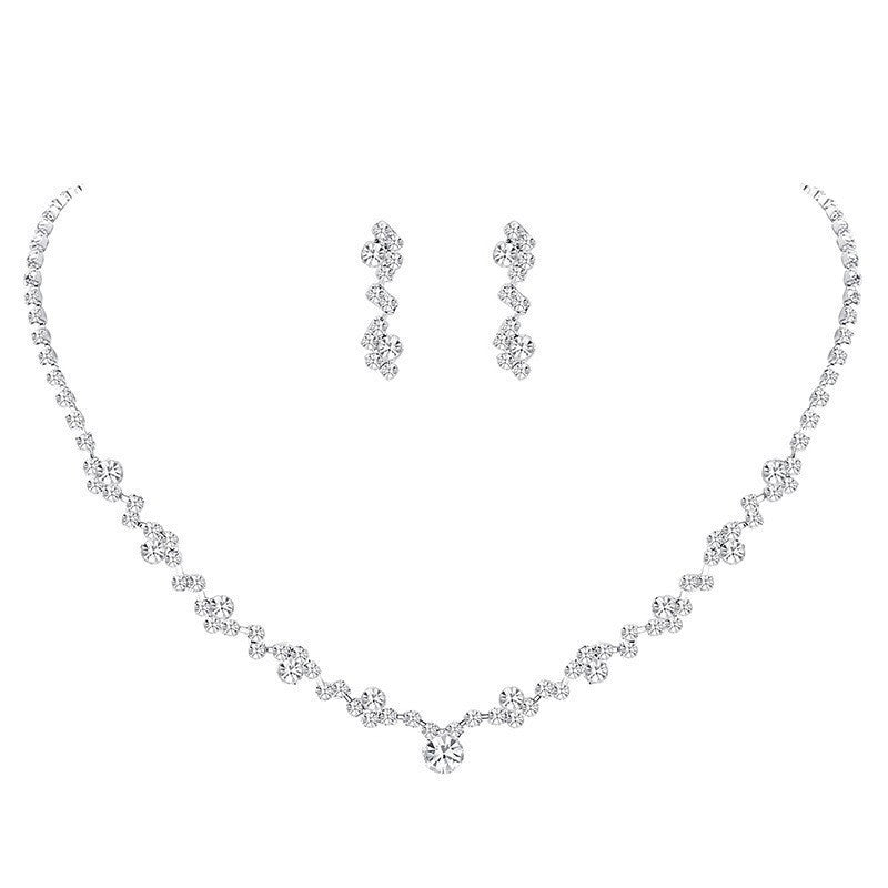 Fashion Claw Chain Zircon Elegant Design High Sense Necklace